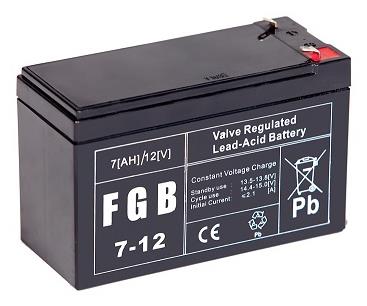 BATTERY 12V 7AH VRLA/FGB7-12 EMU — изображение 3