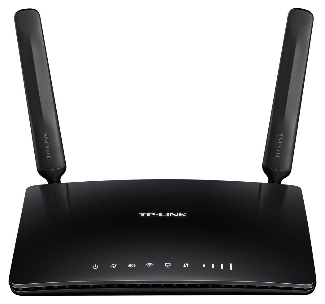 Wireless Router|TP-LINK|300 Mbps Wireless N 4G LTE Router|Wi-Fi 4 (802.11n)|Data speed 300 Mbit/s|Ethernet WAN Yes|SIM card slot Yes|WAN connection type RJ-45|Ethernet LAN Yes|3G Yes|4G Yes|4xLAN ports|TL-MR6400 - Pilt 3