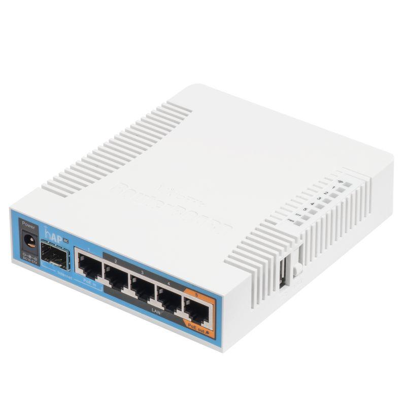 Wireless Router|MIKROTIK|Wireless Router|IEEE 802.11a|IEEE 802.11b|IEEE 802.11g|IEEE 802.11n|IEEE 802.11ac|USB 2.0|5x10/100/1000M|RB962UIGS-5HACT2HNT - Image 3
