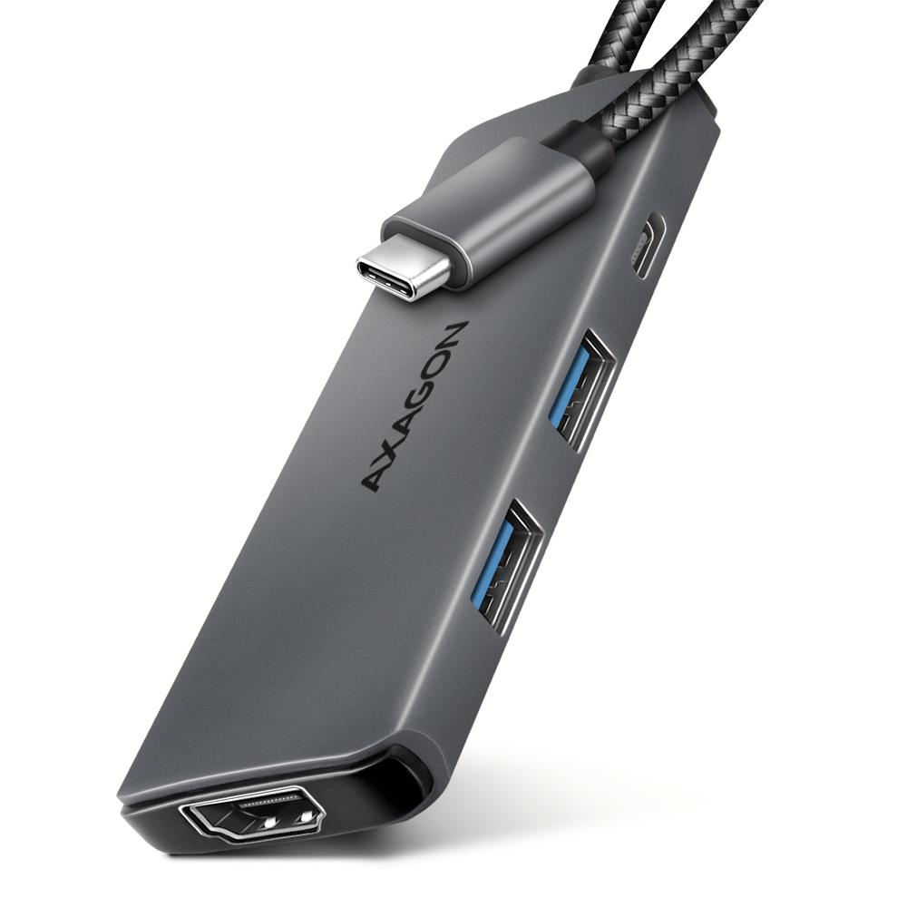 I/O HUB USB-C 5IN1 8K/0.15M HMC-5H8K AXAGON - Pilt 3