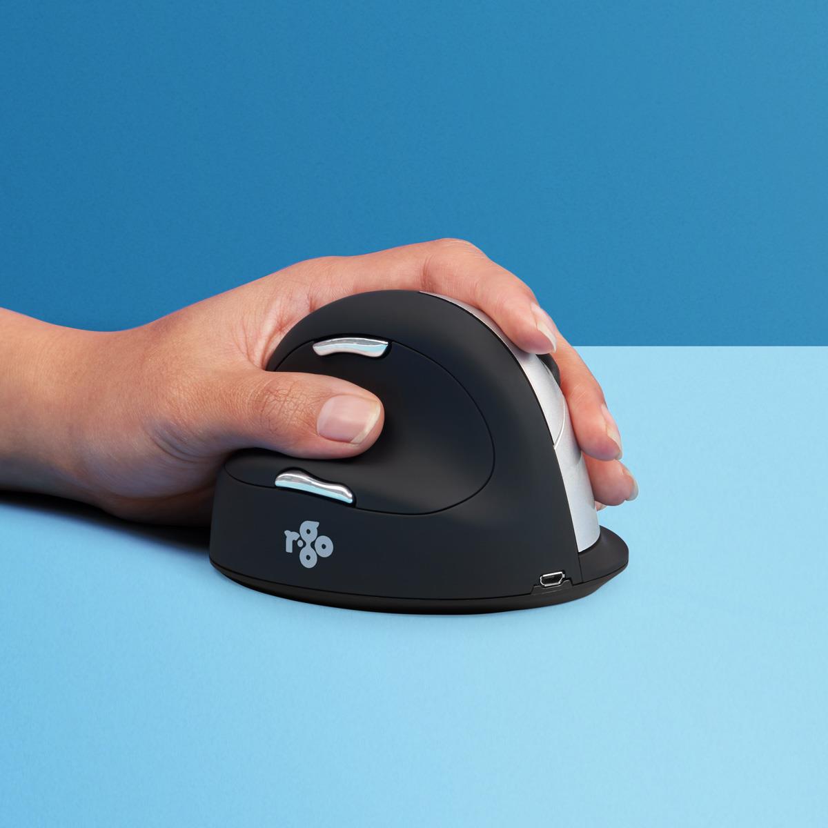MOUSE USB OPTICAL WRL/L. BLK RGOHELELAWL R-GO TOOLS — изображение 7