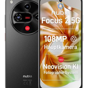 MOBILE PHONE FOCUS 2 5G/8/256GB BLACK ZTE NUBIA