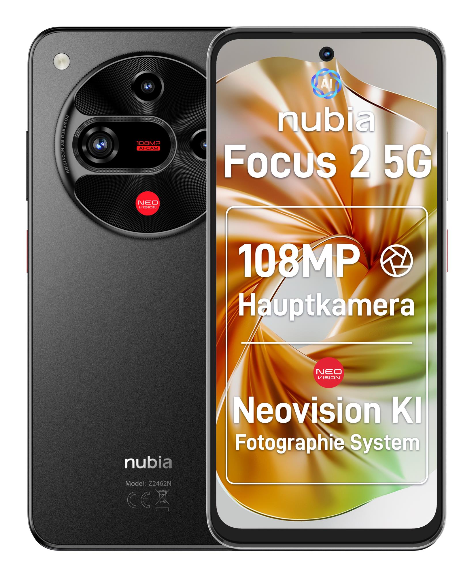 MOBILE PHONE FOCUS 2 5G/8/256GB BLACK ZTE NUBIA — изображение 7