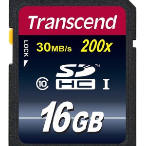 MEMORY SDHC 16GB/CLASS10 TS16GSDHC10 TRANSCEND