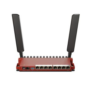 Wireless Router|MIKROTIK|Wireless Router|Wi-Fi 6|IEEE 802.11ax|USB 3.0|8x10/100/1000M|1xSPF|Number of antennas 2|L009UIGS-2HAXD-IN