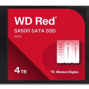 SSD|SANDISK|Red SA500|POWERED BY SANDISK|4000 GB|Serial ATA III|Write speed 520 MB/s|Read speed 560 MB/s|2.5"|2500xTBW rating|WDS400T2R0A