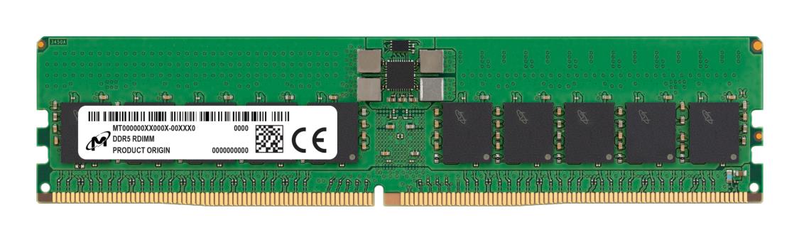 Server Memory Module|MICRON|DDR5|32GB|RDIMM|4800 MHz|CL 40|1.1 V|MTC20F2085S1RC48BA1R