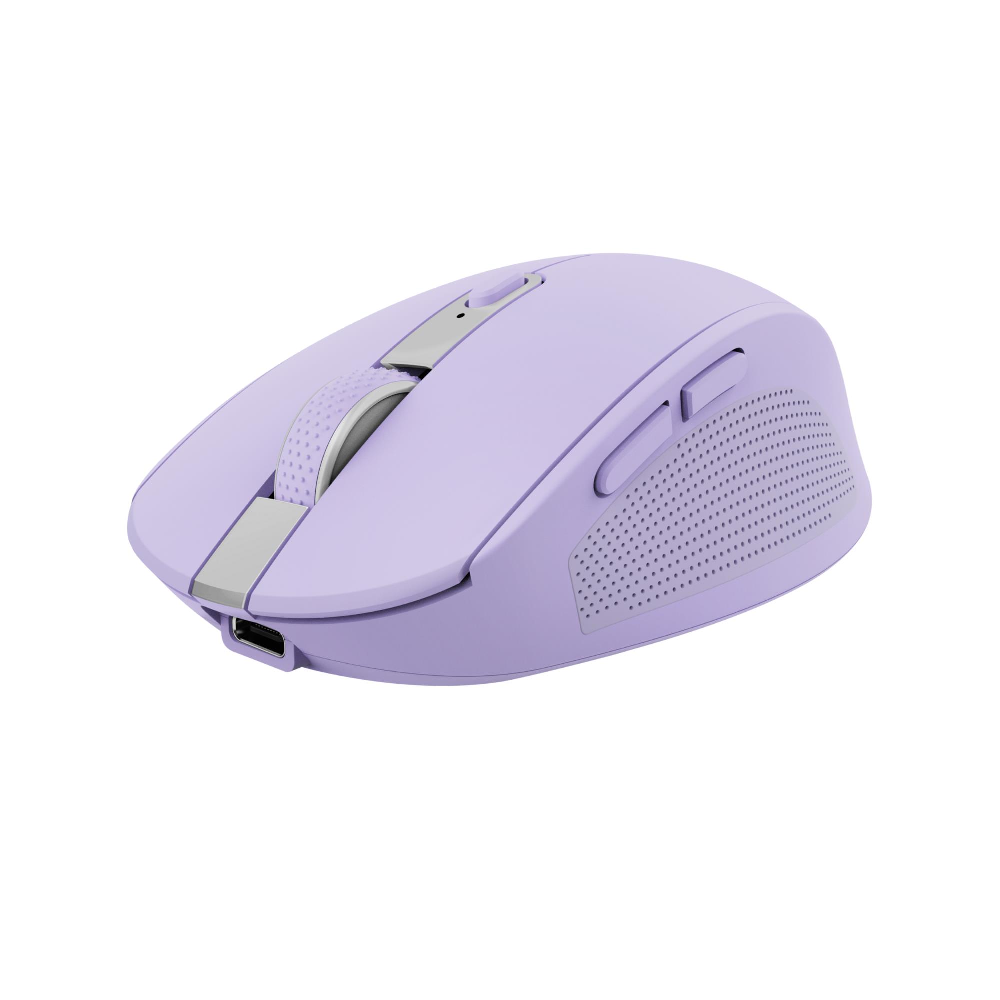 MOUSE USB OPTICAL WRL OZAA/PURPLE 25384 TRUST - Pilt 5