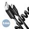 CABLE USB-C TO USB2.0 0.6M/TWISTER BLK BUCM-AM10TB AXAGON — изображение 4