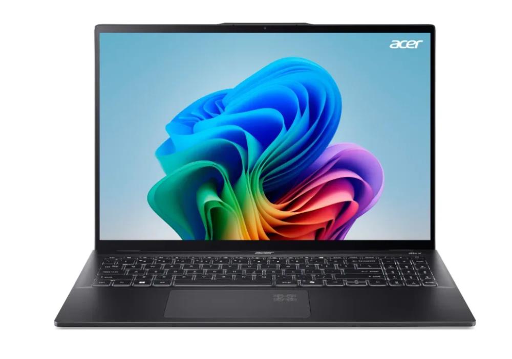 Notebook|ACER|Swift|Swift 16 AI OLED|CPU Intel Core Ultra 7|256V|2.2 GHz|16 "|2880x1800 pixels|RAM 16 GB|LPDDR5x-SDRAM|SSD 1000 GB|On-board graphics Yes|Keyboard language English|OS installed Windows 11 Home|Colour Black|Weight 1.46 KG|NX.J3ZEL.003 — изображение 3
