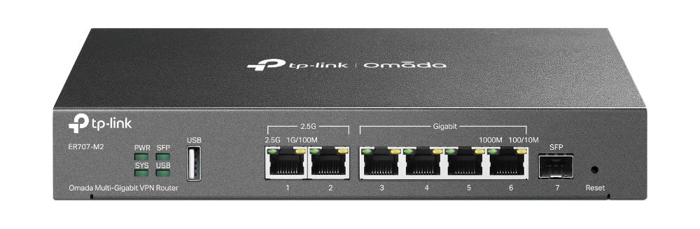 NET ROUTER 1/2.5G 6PORT VPN/OMADA ER707-M2 TP-LINK - Pilt 3