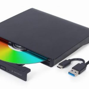 DVD RW USB3/USB-C 8X EXT RTL/BLACK DVD-USB-031 GEMBIRD