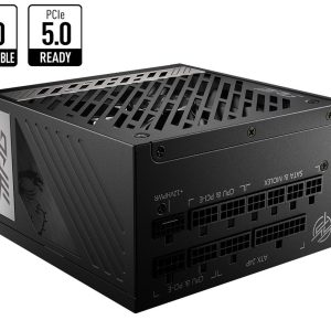 Power Supply|MSI|850 Watts|Efficiency 80 PLUS GOLD|PFC Active|MPGA850GPCIE5