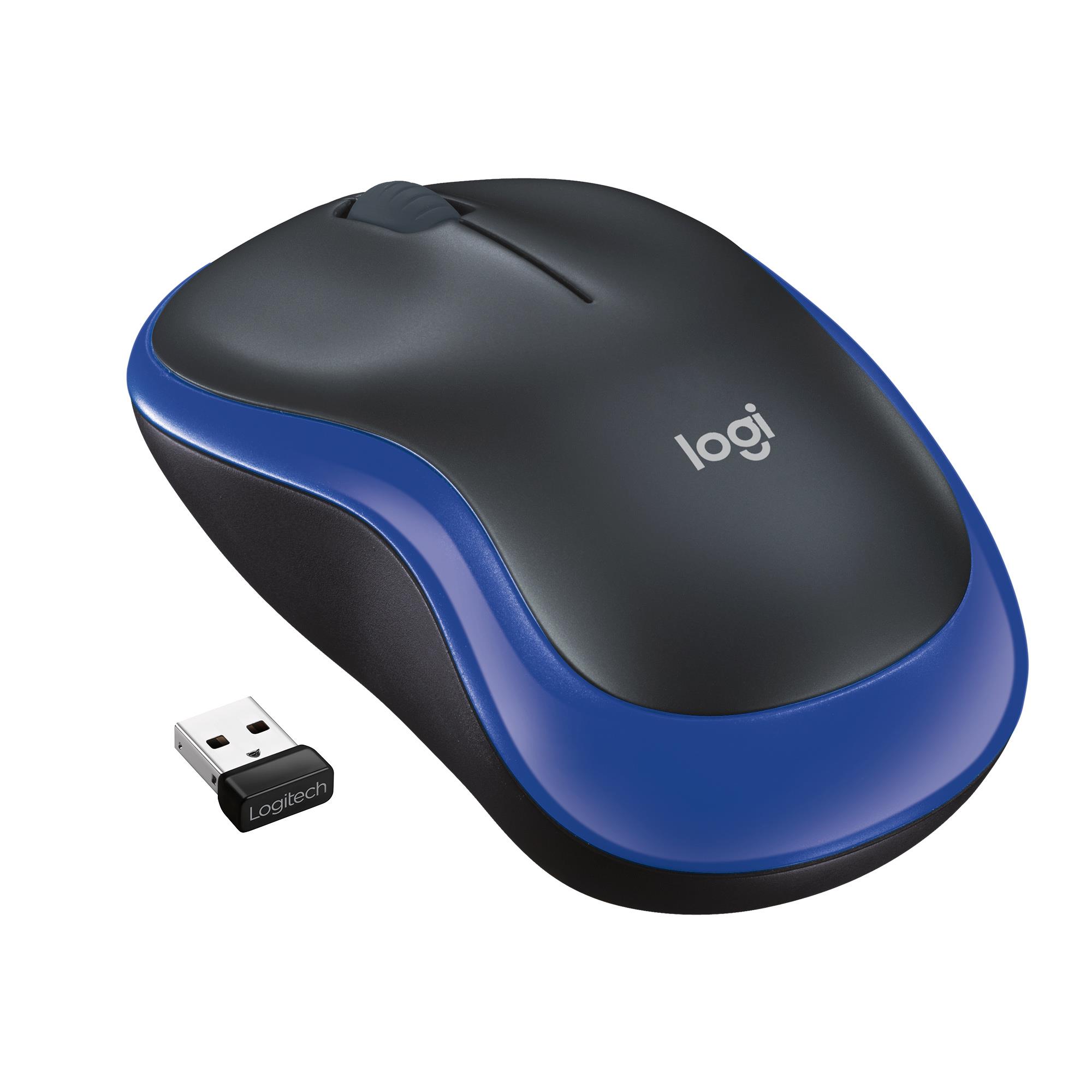 MOUSE USB OPTICAL WRL M185/BLUE 910-002239 LOGITECH - Pilt 3
