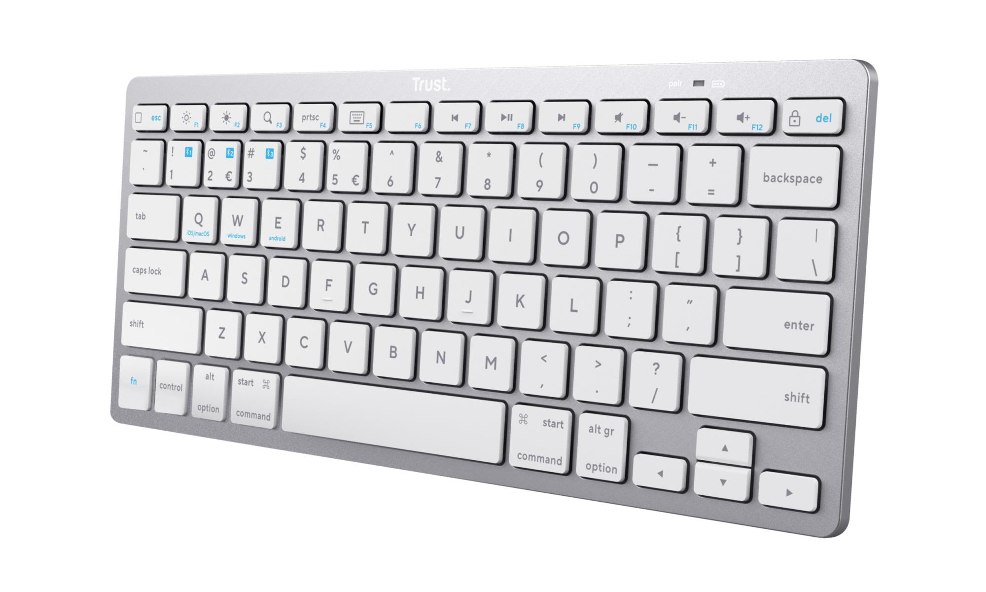 KEYBOARD WRL BASICS BLUETOOTH/ENG 24651 TRUST — изображение 5