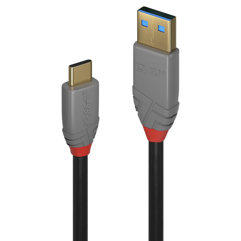 CABLE USB3.2 A-C 1M/ANTHRA 36911 LINDY — изображение 3