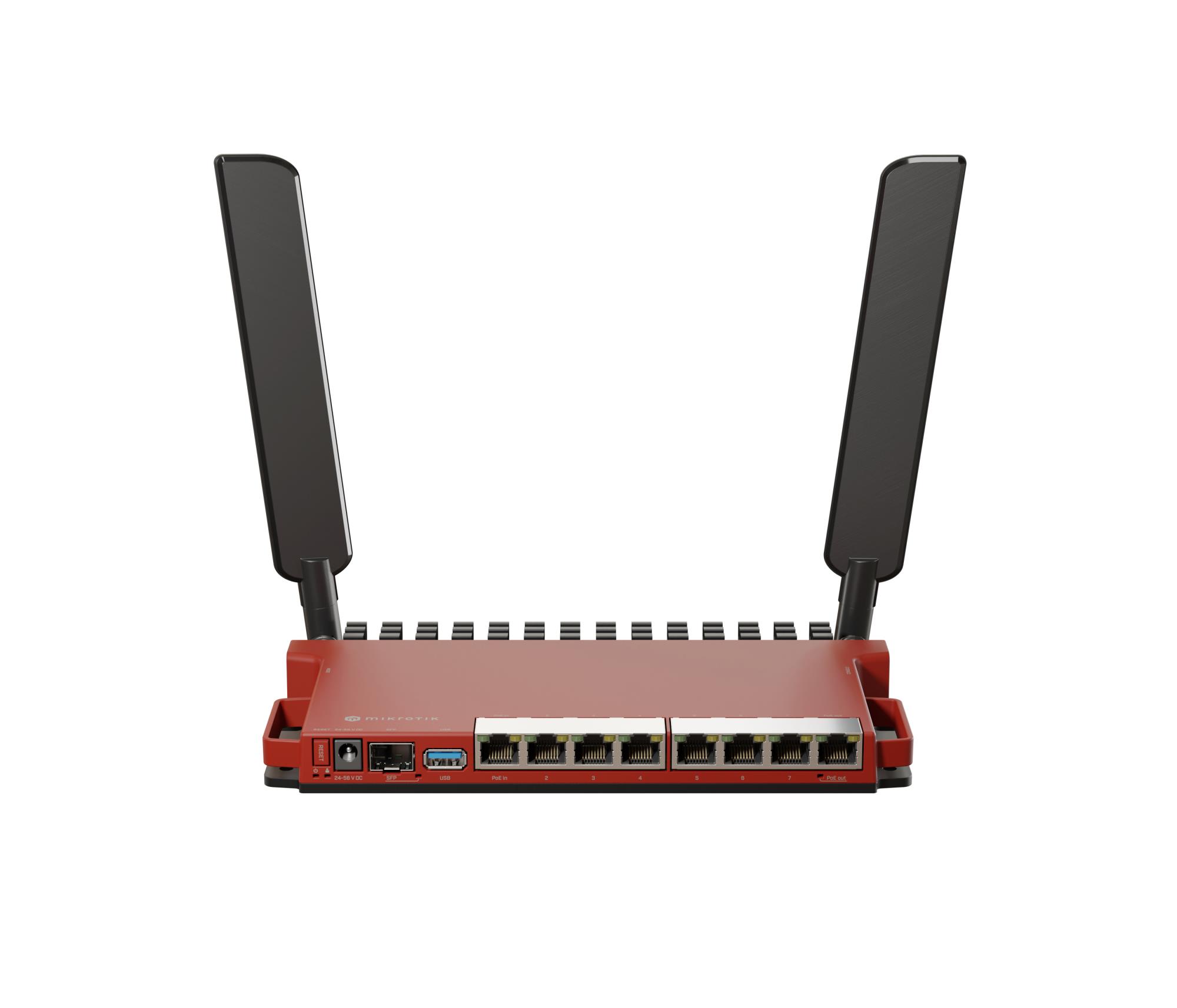 Wireless Router|MIKROTIK|Wireless Router|Wi-Fi 6|IEEE 802.11ax|USB 3.0|8x10/100/1000M|1xSPF|Number of antennas 2|L009UIGS-2HAXD-IN - Image 3