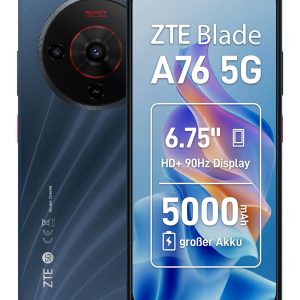 MOBILE PHONE BLADE A76 5G/4/128GB BLACK ZTE