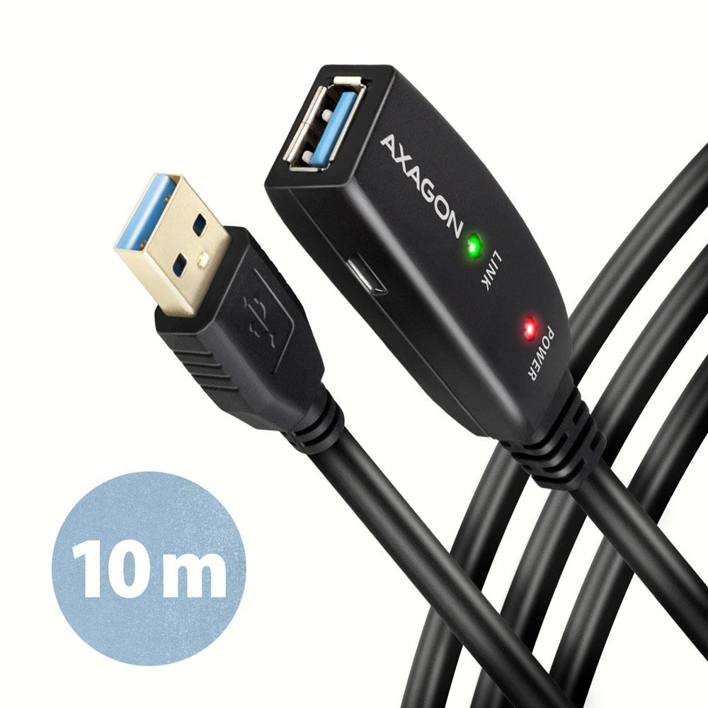 CABLE USB3.2 A-M/A-F ACTIVE/10M ADR-310 AXAGON — изображение 3