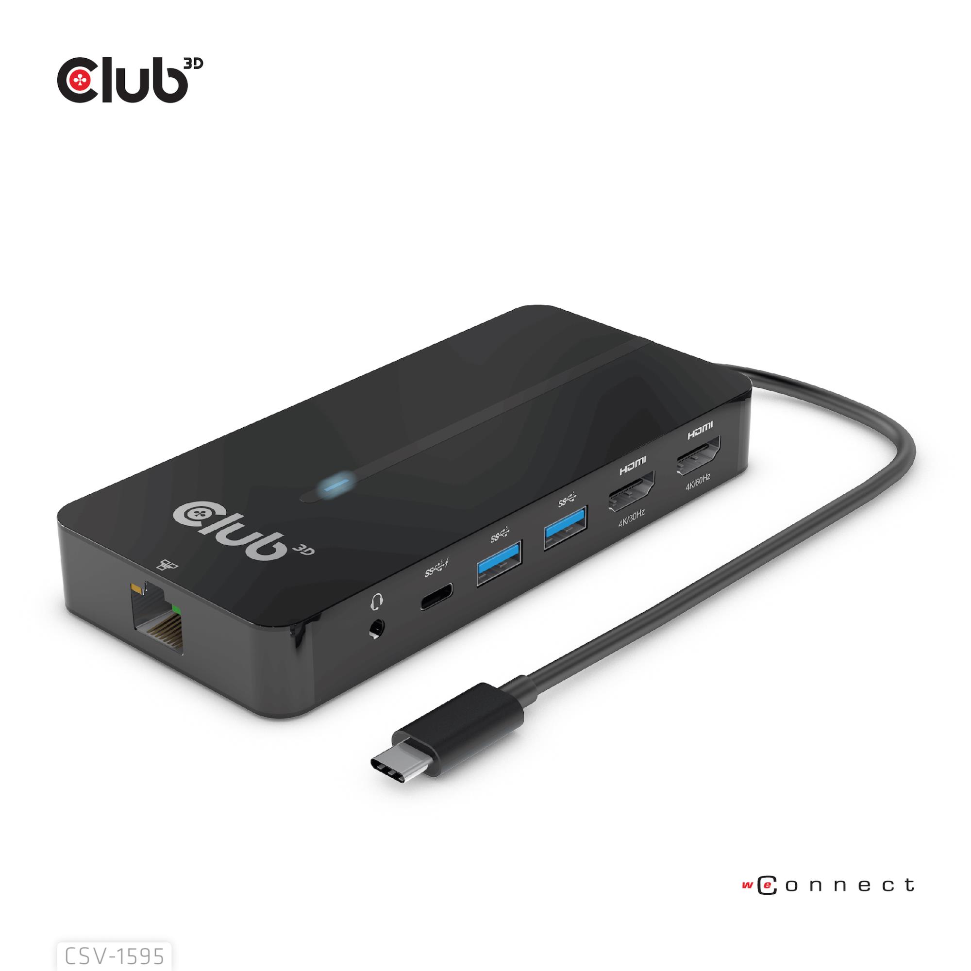 I/O HUB 7IN1 USB-C/100W CSV-1595 CLUB3D - Image 3
