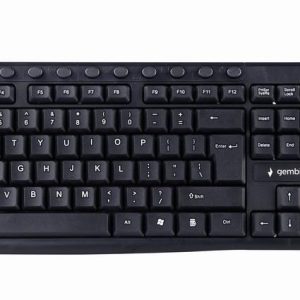 KEYBOARD MULTIMEDIA USB ENG/BLACK KB-UM-107 GEMBIRD