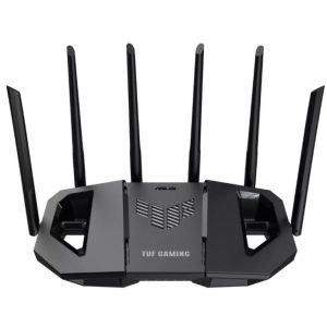 Wireless Router|ASUS|Router|6500 Mbps|Mesh|Wi-Fi 6|Wi-Fi 7|IEEE 802.11a|IEEE 802.11b|IEEE 802.11g|IEEE 802.11ac|IEEE 802.11ax|USB 3.2|3x2.5GbE|1x2.5GbE|Number of antennas 6|TUFGAMINGBE6500