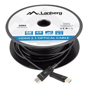 LANBERG HDMI v2.1 M/M cable 100m optical