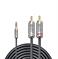CABLE AUDIO 3.5MM TO PHONO 2M/CROMO 35334 LINDY - Pilt 2