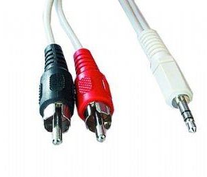 CABLE AUDIO 3.5MM TO 2RCA 2.5M/CCA-458-2.5M GEMBIRD