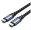 CABLE USB-C BRAIDED/1M GRAY TAVHF VENTION - Image 2