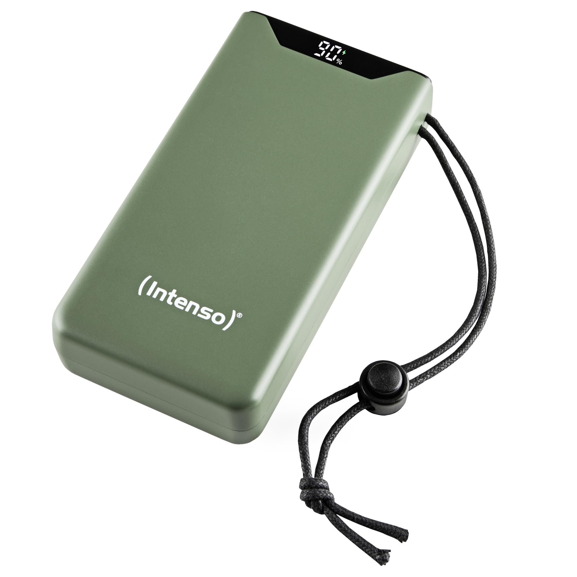 POWER BANK USB 20000MAH QC3.0/GREEN F20000 7332057 INTENSO — изображение 3