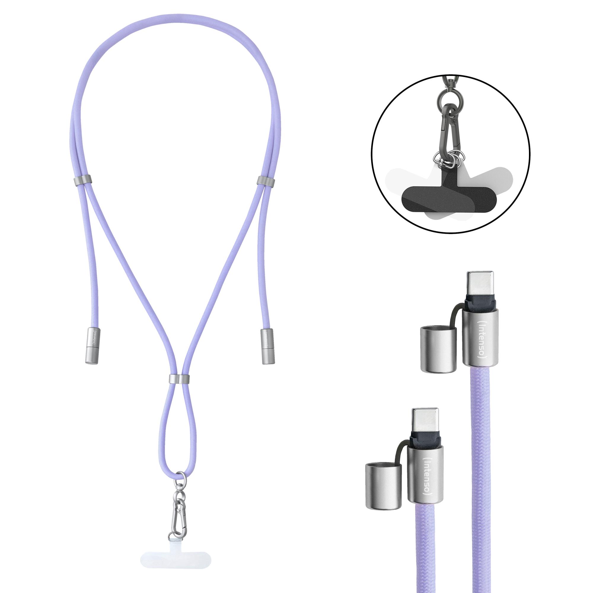 CABLE USB-C TO USB-C 1.65M/LANYARD PURPLE 7991003 INTENSO - Image 5