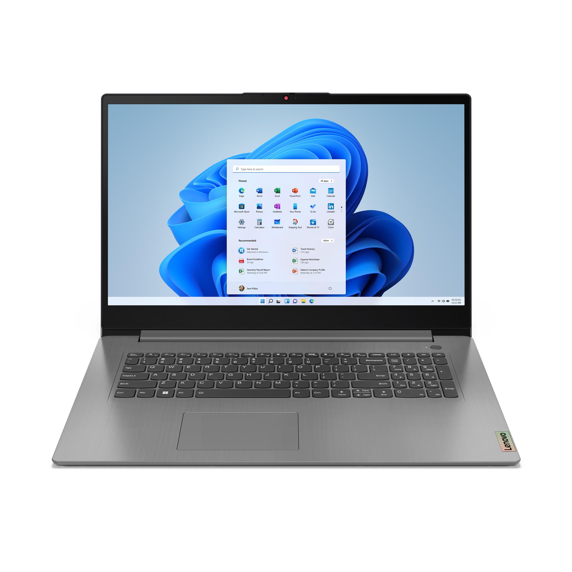 Notebook|LENOVO|IdeaPad|3 17IAU7|CPU Core i5|i5-1235U|1300 MHz|17.3"|1920x1080|RAM 16GB|DDR4|3200 MHz|SSD 512GB|Intel Iris Xe Graphics|Integrated|ENG|Arctic Grey|2.04 kg|82RL00CEPB