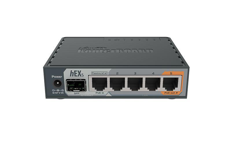 NET ROUTER 10/100/1000M 5PORT/HEX S RB760IGS MIKROTIK — изображение 3
