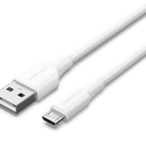 CABLE USB2.0 TO MICRO-B/2M WHITE CTIWH VENTION