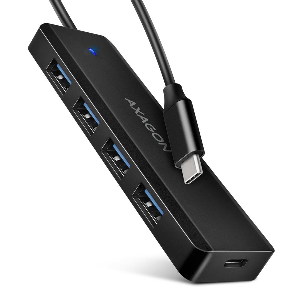 I/O HUB USB-C TRAVEL/0.19M HUE-C1C AXAGON — изображение 3