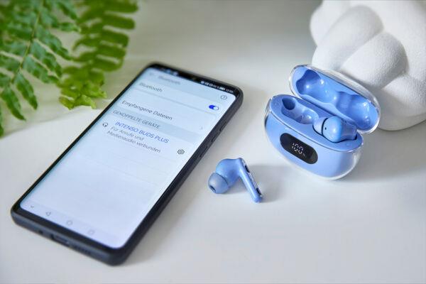 HEADSET BUDS PLUS T310AE/BLUE 3720315 INTENSO - Pilt 5