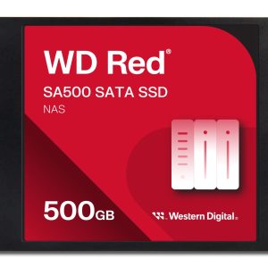 SSD|SANDISK|Red SA500|POWERED BY SANDISK|500 GB|Serial ATA III|Write speed 530 MB/s|Read speed 560 MB/s|2.5"|350xTBW rating|MTBF 1750000 h|WDS500G1R0A