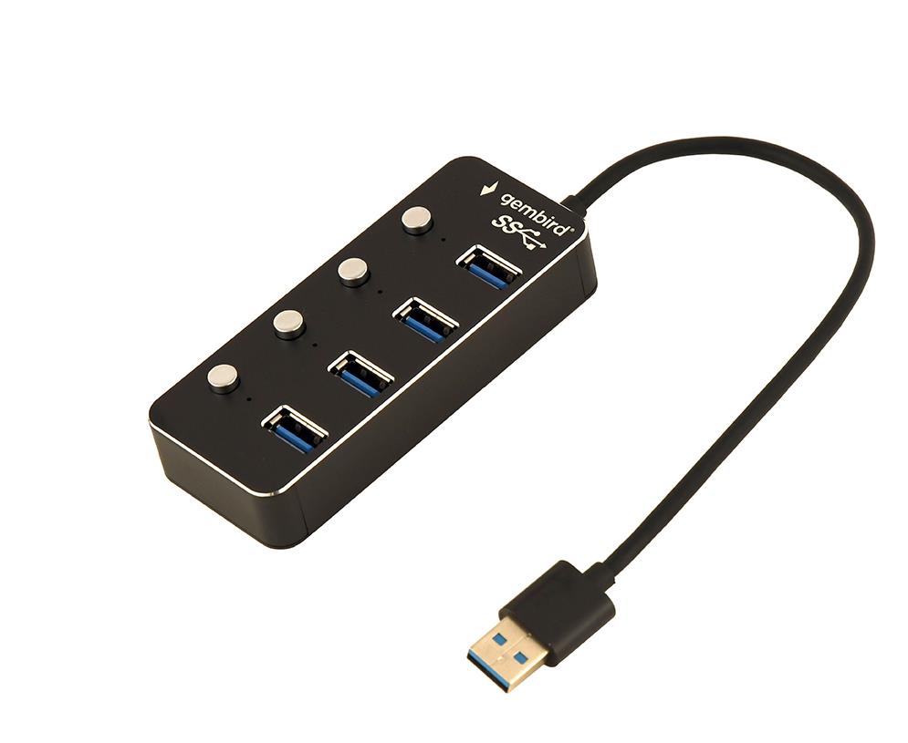 I/O HUB USB3 4PORT/UHB-U3P4P-01 GEMBIRD — изображение 3