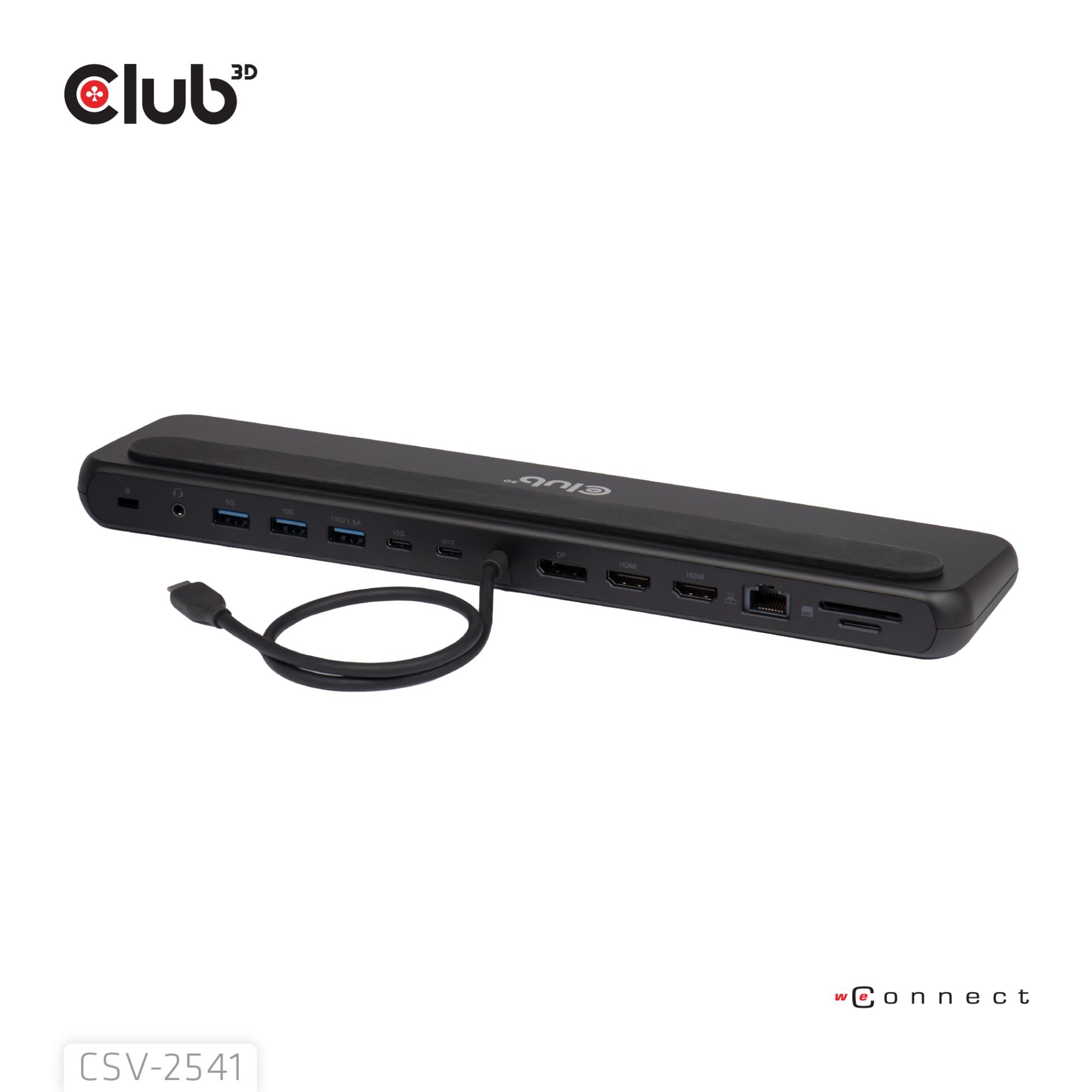 NB ACC DOCKING STATION 12IN1/USB-C 100W CSV-2541 CLUB3D - Image 3
