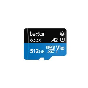 MEMORY MICRO SDXC 512GB UHS-I/W/ADAPTER LSDMI512BB633A LEXAR