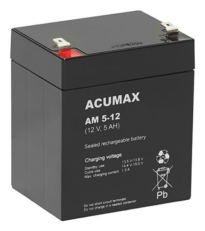 BATTERY 12V 5AH VRLA/AM5-12T2 ACUMAX EMU — изображение 3