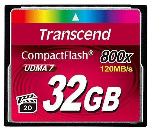 MEMORY COMPACT FLASH 32GB/800X TS32GCF800 TRANSCEND — изображение 3