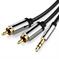 CABLE AUDIO 3.5MM TO 2XRCA/2M BCFBH VENTION - Pilt 2