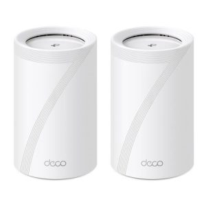 Wireless Router|TP-LINK|Wireless Access Point / Router|2-pack|9300 Mbps|Mesh|Wi-Fi 7|USB 3.0|4x2.5GbE|LAN WAN ports 4|Number of antennas 4|DECOBE65(2-PACK)