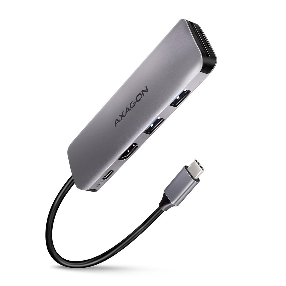 I/O HUB USB3.2 5IN1/0.2M HMC-5 AXAGON — изображение 3