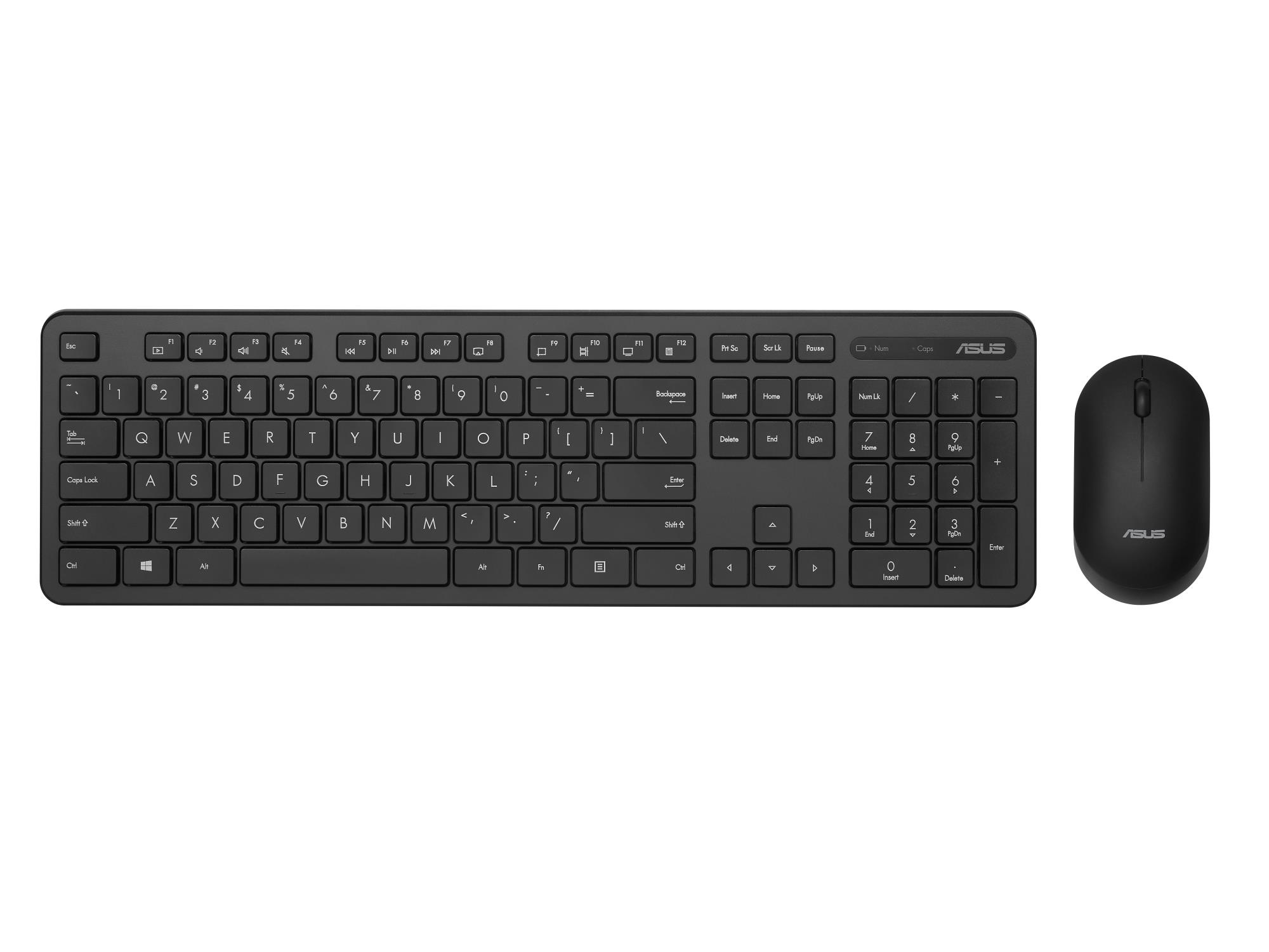 KEYBOARD +MOUSE WRL OPT. CW100/BLACK 90XB0700-BKM1F0 ASUS