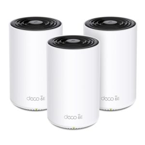 Wireless Router|TP-LINK|Wireless Access Point / Router|2-pack|5400 Mbps|Mesh|Wi-Fi 6e|2x10/100/1000M|1x2.5GbE|LAN WAN ports 3|Number of antennas 4|DECOXE75PRO(3-PACK)