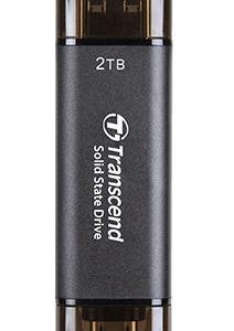 External SSD|TRANSCEND|ESD310C|2TB|USB-C|USB|3D NAND|Write speed 950 MBytes/sec|Read speed 1050 MBytes/sec|TS2TESD310C