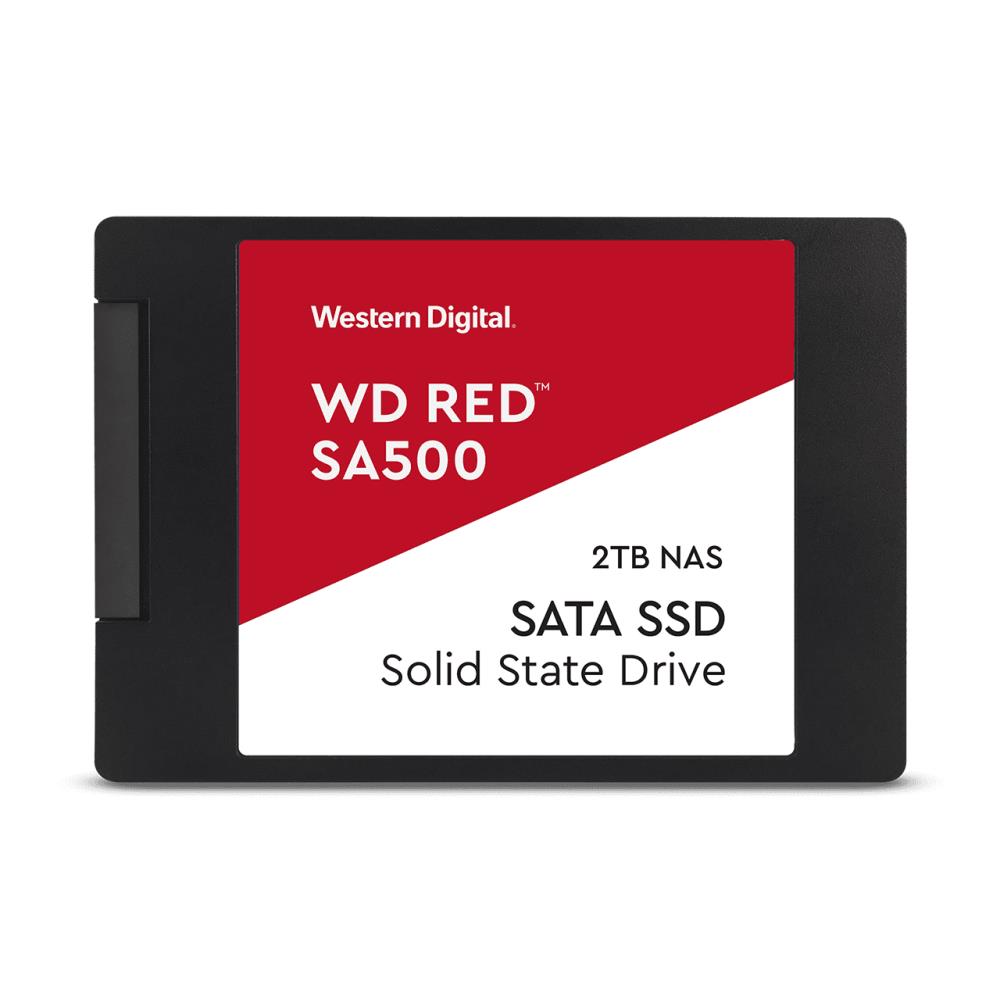 SSD|SANDISK|Red SA500|2000 GB|Serial ATA|Write speed 530 MB/s|Read speed 560 MB/s|2.5"|1300xTBW rating|MTBF 2000000 h|WDS200T1R0A
